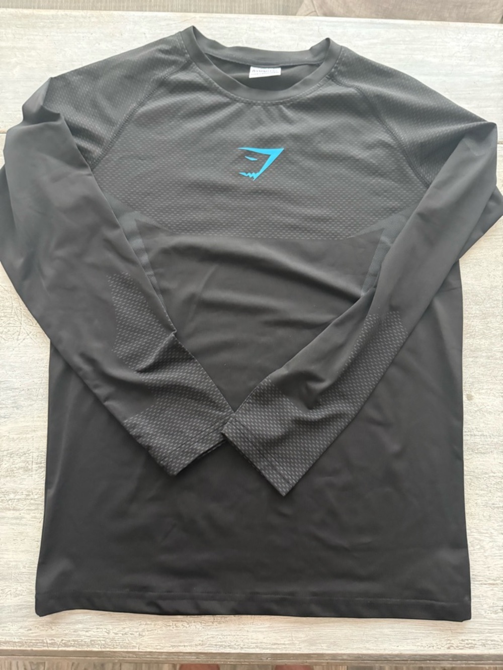 Gymshark Onyx 5.0 Black Longsleeve Compression Shirt